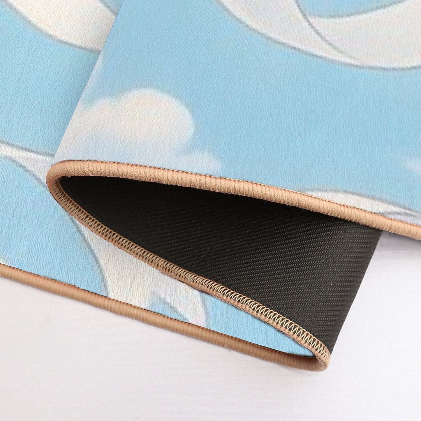 Oops! The Ribbons Slipped Fade-Resistant Bath Mat