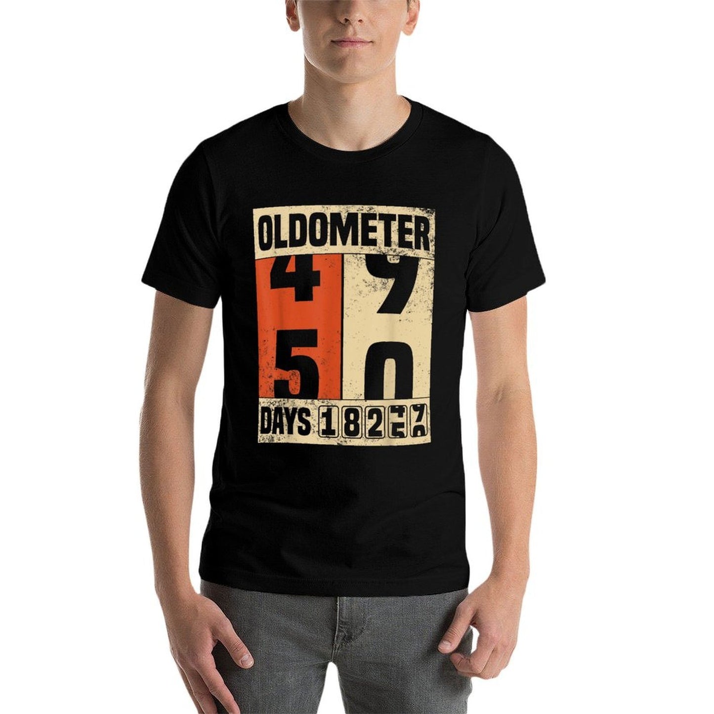 50 Oldometer 50, 50 Oldometer 50th Birthday Oldometer Moisture-wicking T-Shirt