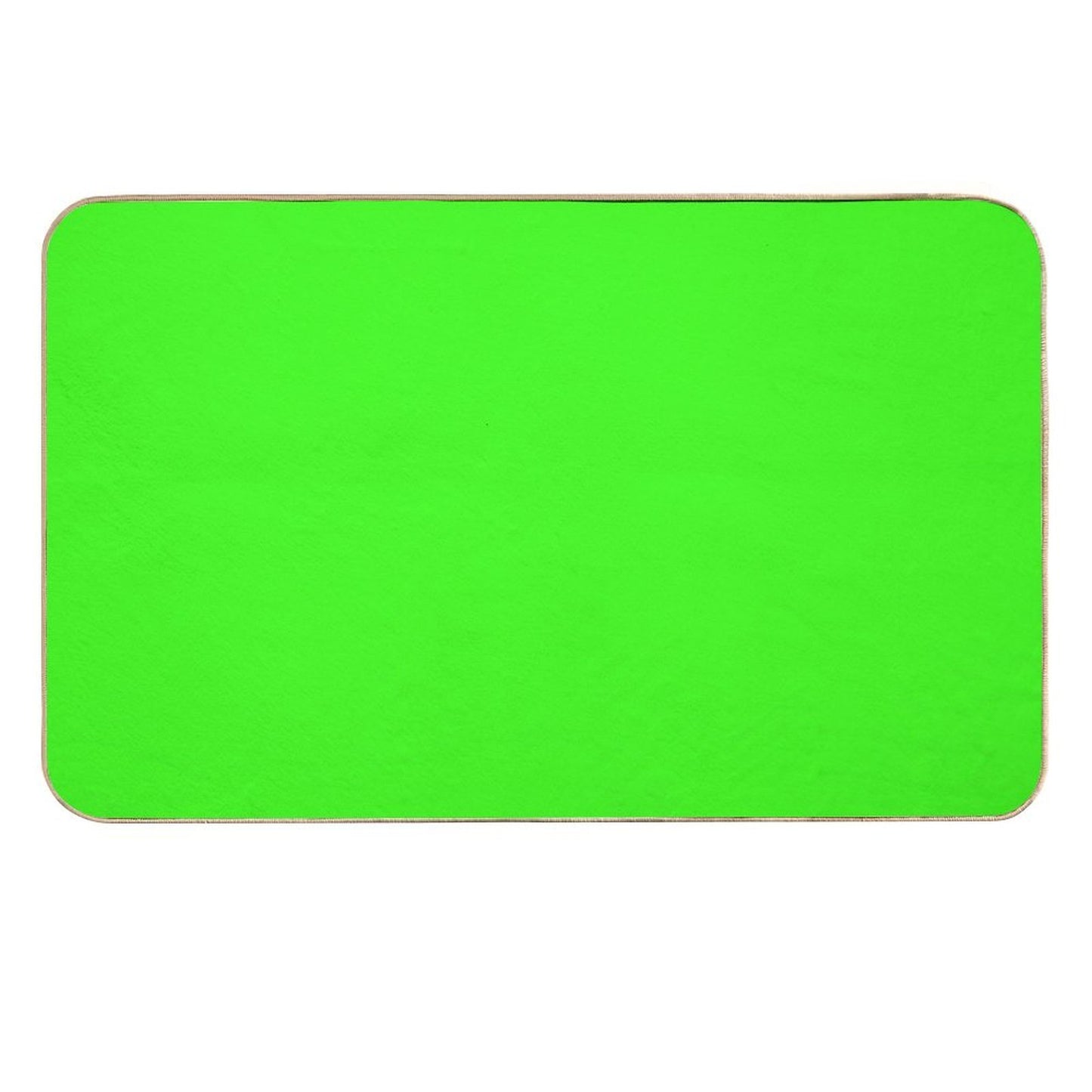 Color Neon Green Versatile Bath Mat