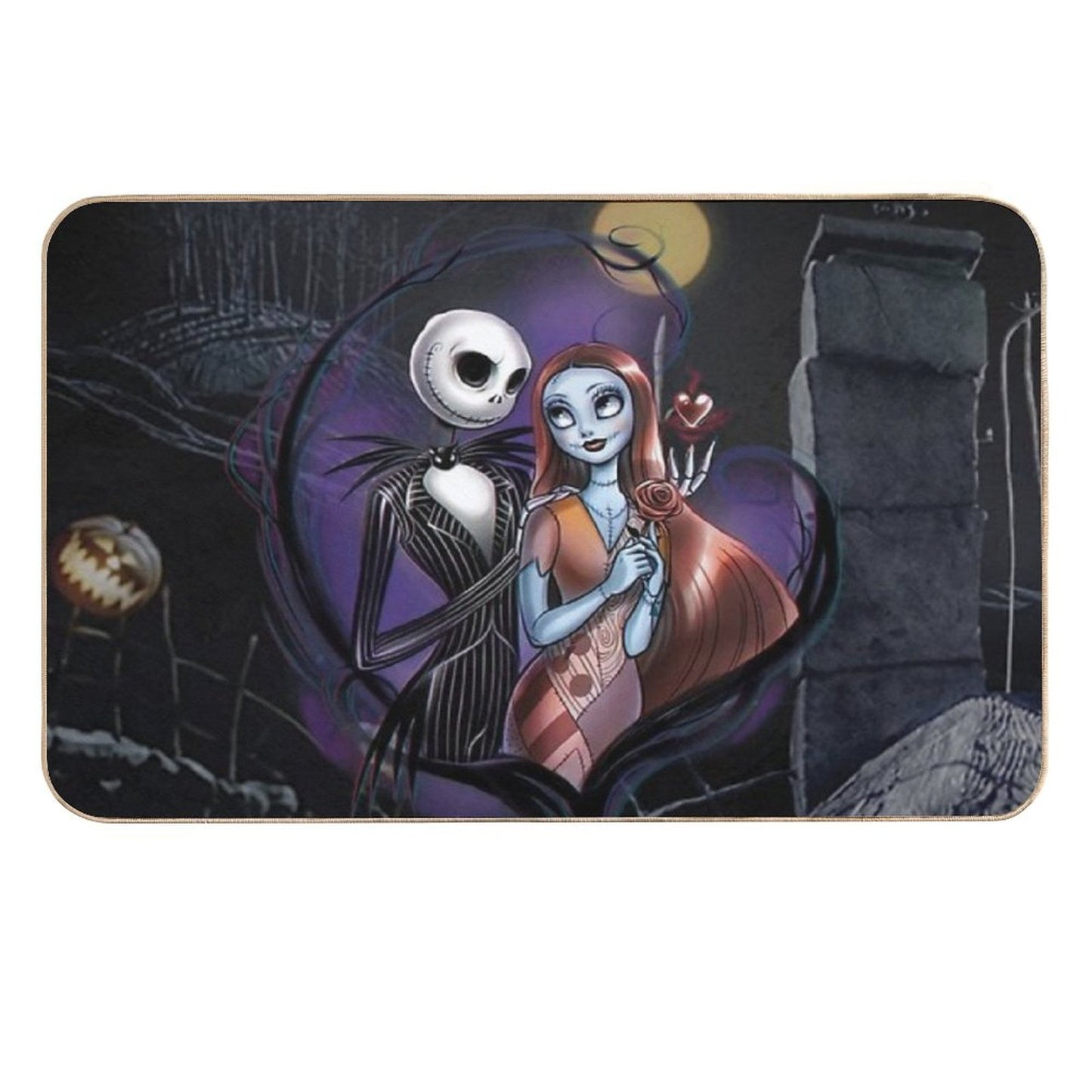 Nightmare Before Christmas  Slip-Resistant Bath Mat