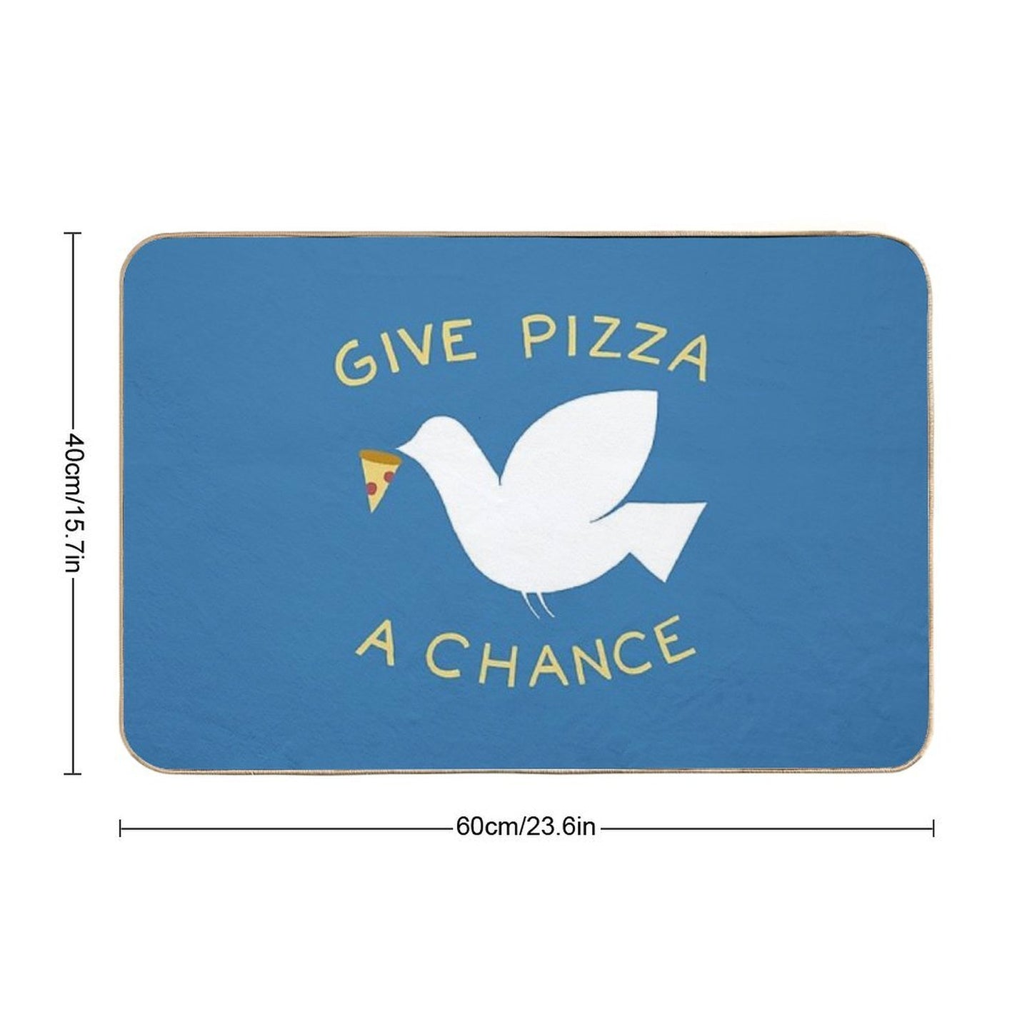 War & Pizza High-Traffic Bath Mat