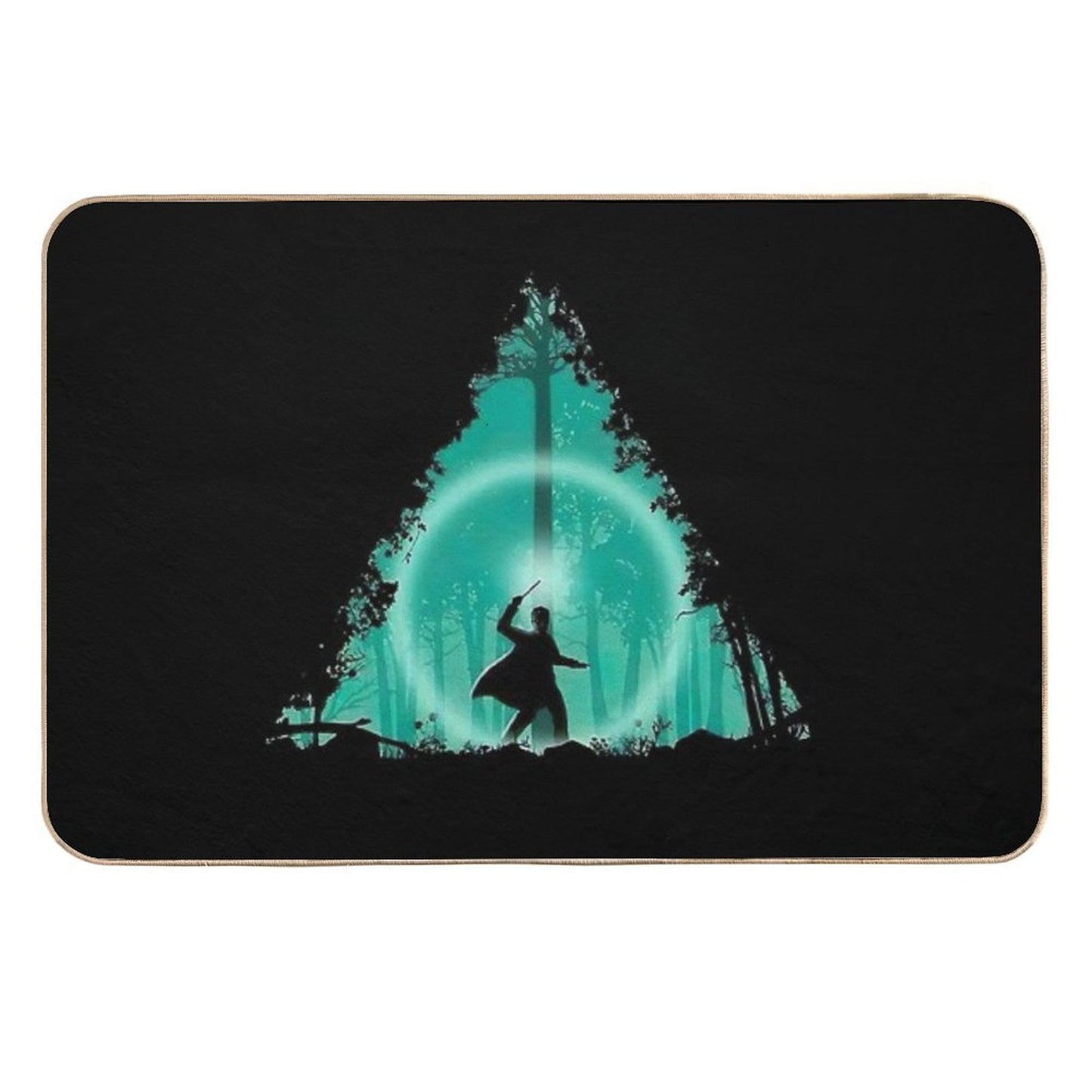 Magical Light in The Night Dirt-Trapping Bath Mat