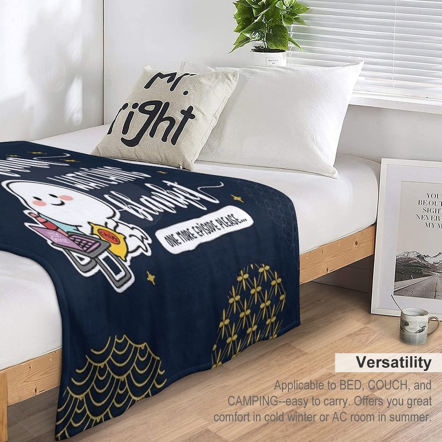 This Is My Kdrama Watching Blanket Gift for Kdrama Fans Eco-conscious Throw Blanket