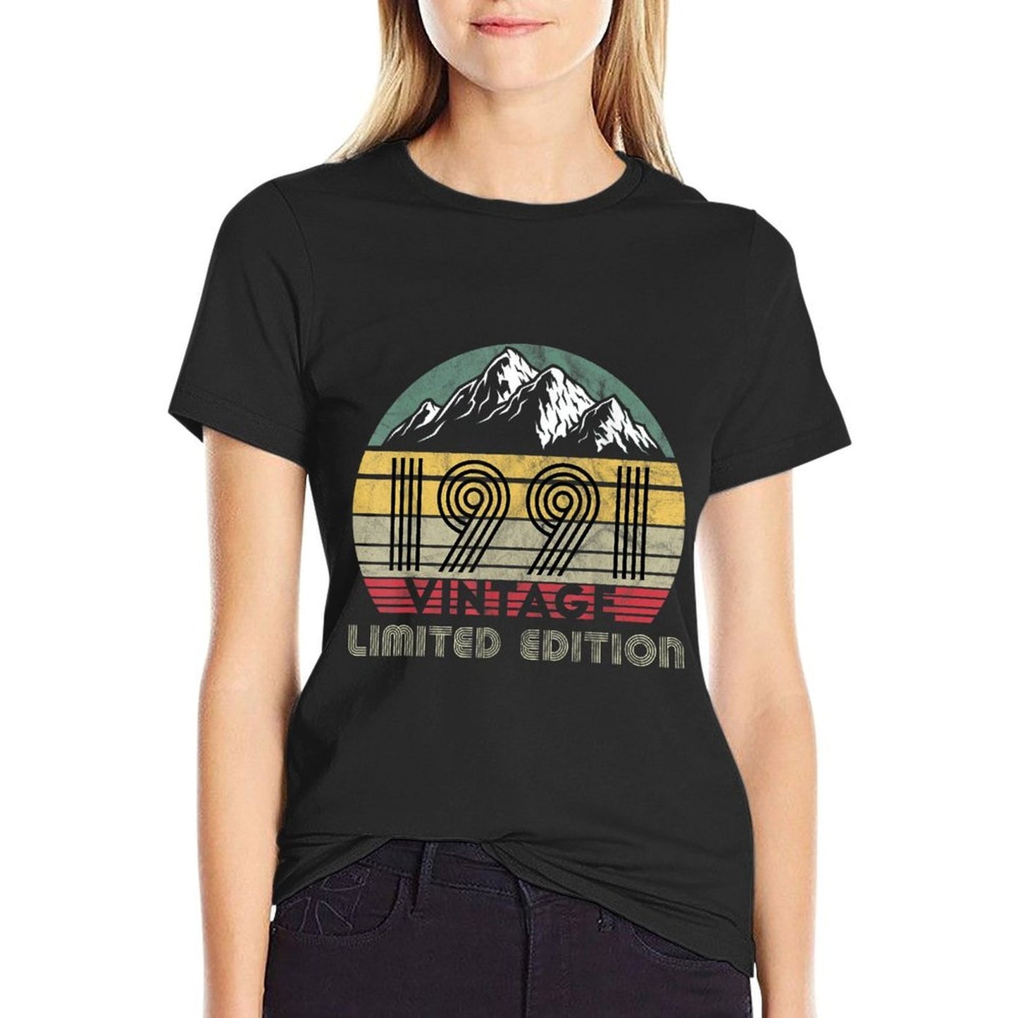 30 Year Old Gifts Vintage 1991 Limited Edition 30th Birthday High-quality Stitching T-Shirt