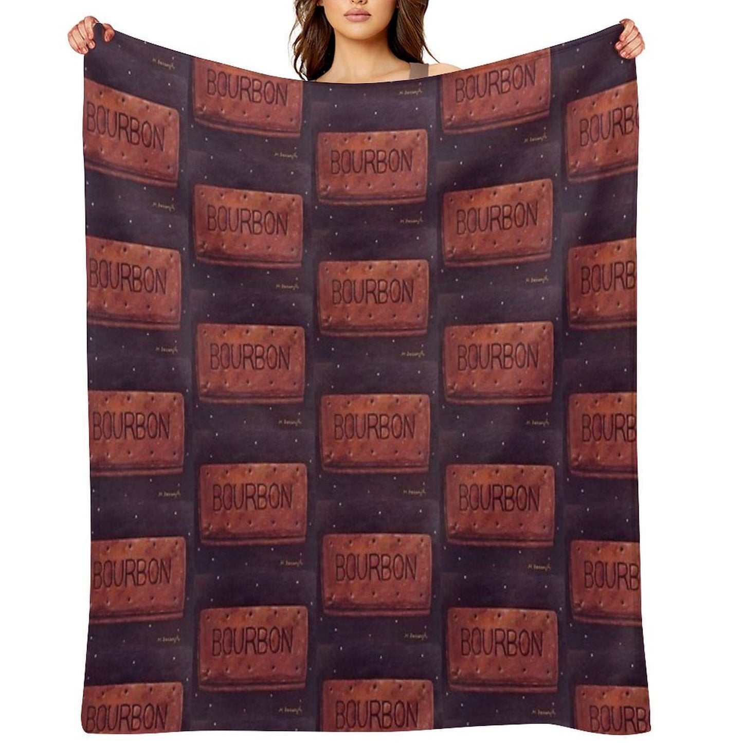 Bourbon Biscuit All-season Throw Blanket