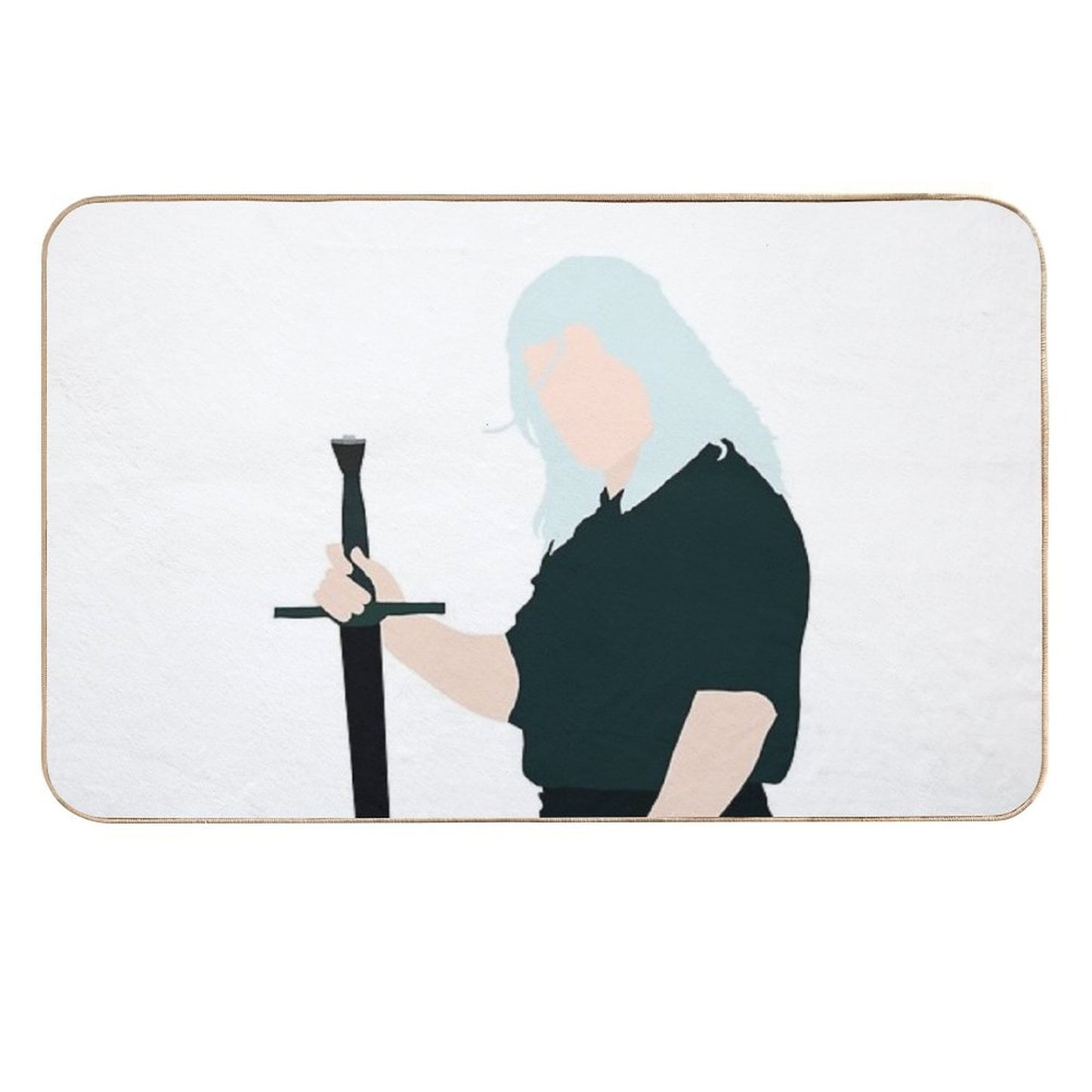 The Witcher Geralt of Rivia Dirt-Trapping Bath Mat