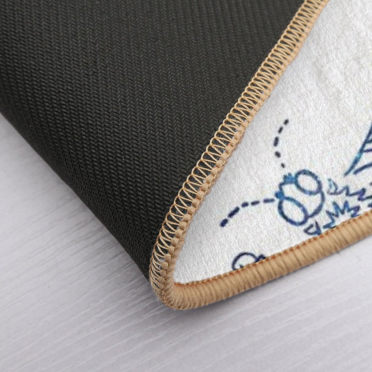 The Blue Bee Flies Easy To Clean Bath Mat