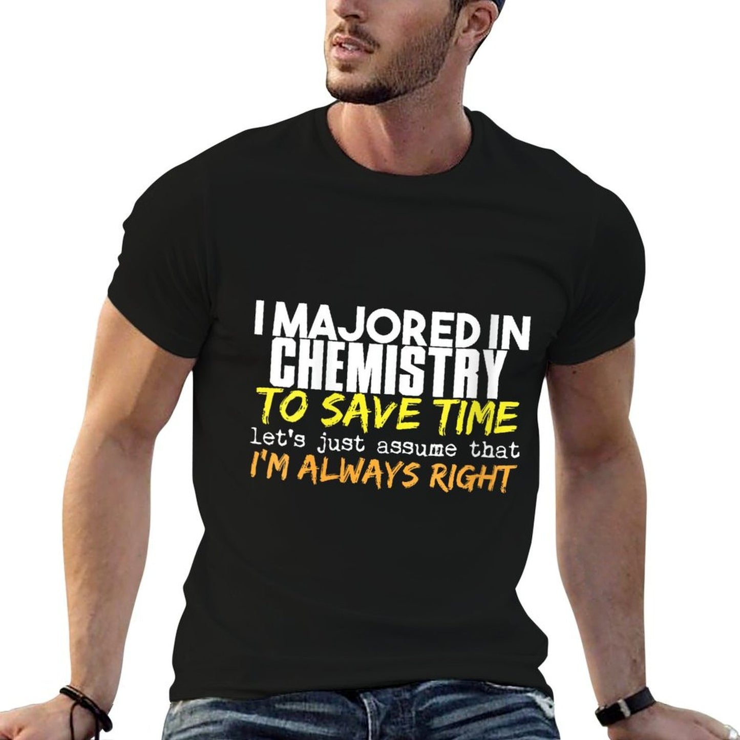 Womens Chemistry Major Gift for Back to School Gift Lightweight T-Shirt