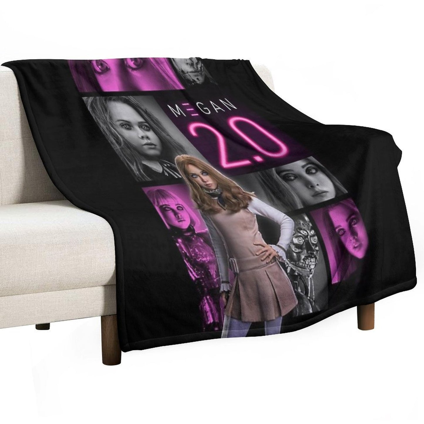 M3GAN 2 Eco-conscious Throw Blanket