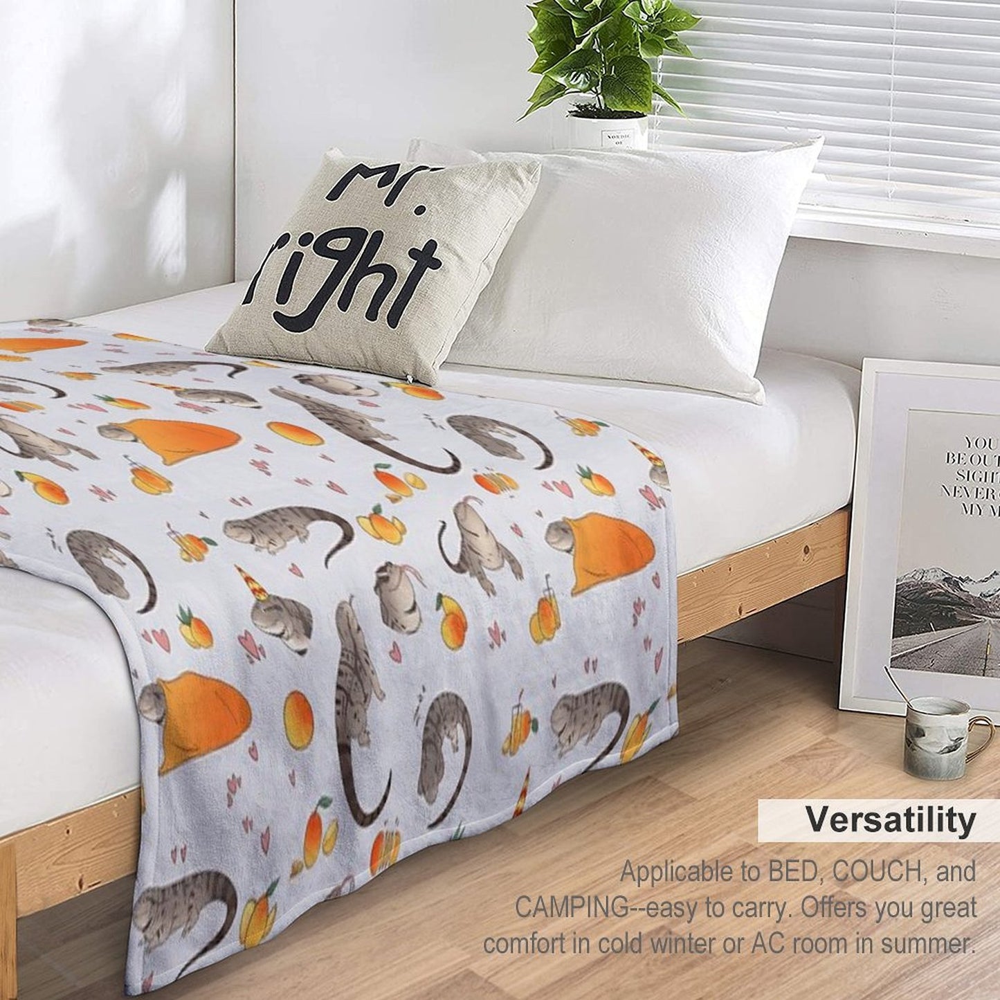 Tegus And Mangoes Easy Care Throw Blanket