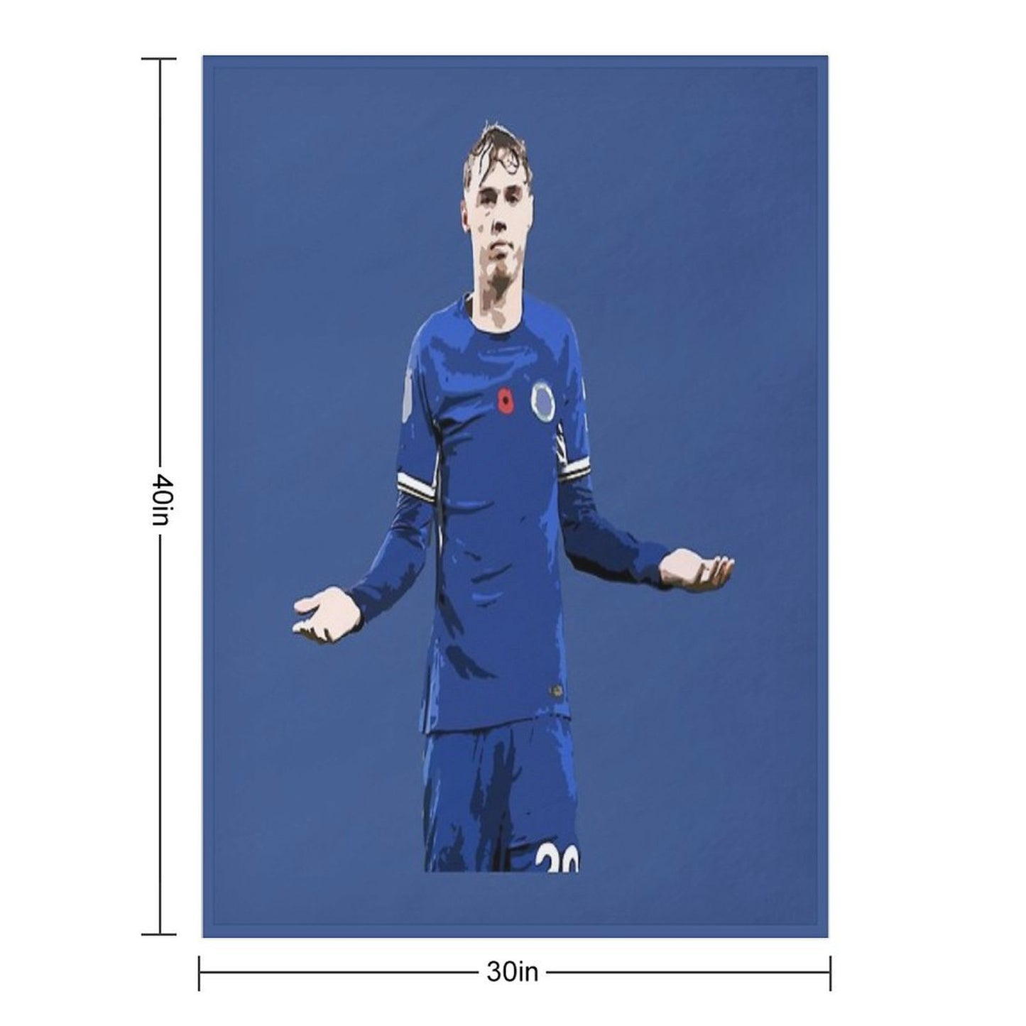 Cole Palmer Wrinkle-free Throw Blanket