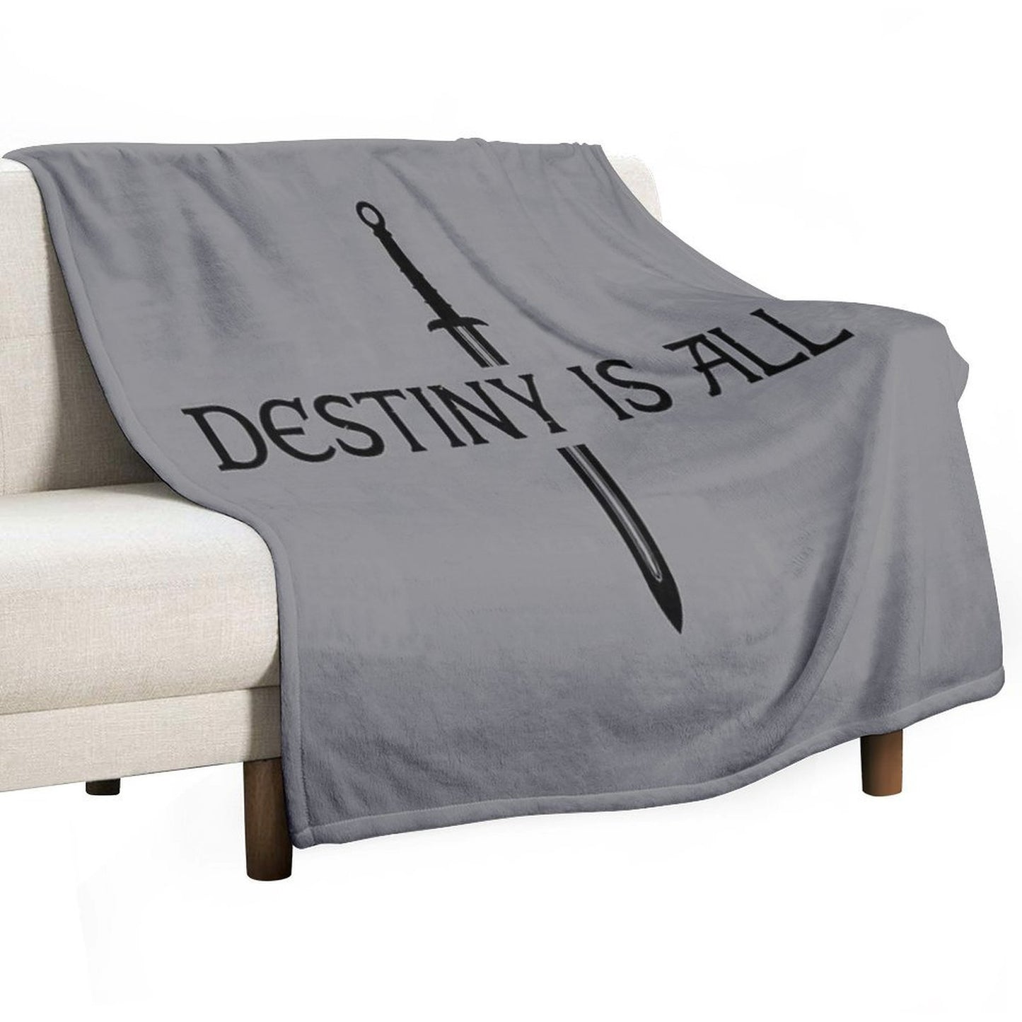 The Last Kingdom - Destiny Is All Sustainable Throw Blanket