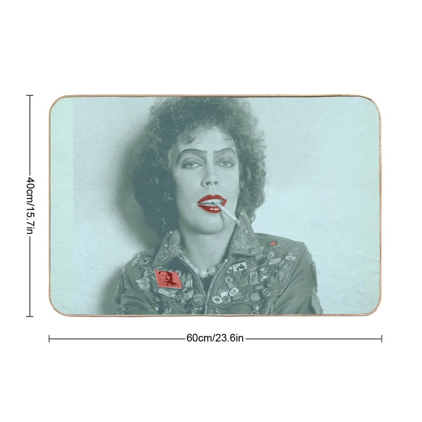 Just A Sweet Tim Curry Pet-Safe Bath Mat