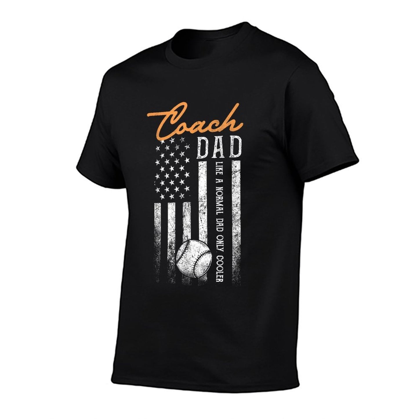 Baseball Coach Dad Like A Normal Dad Only Cooler USA Easy-care T-Shirt