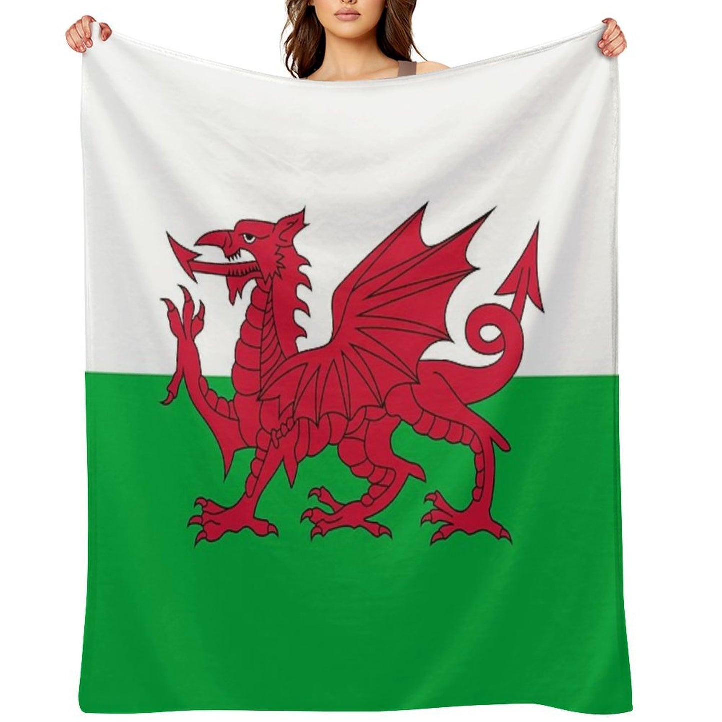 Flag of Wales - Welsh Flag Premium Throw Blanket
