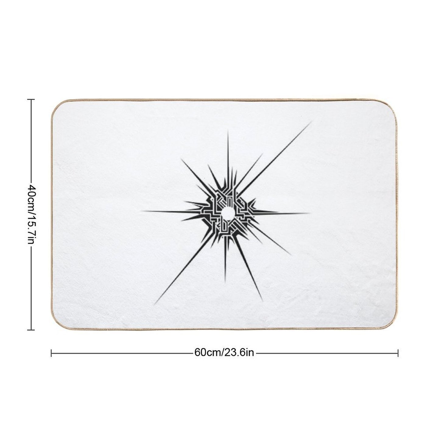 Eye of The Universe Dirt-Trapping Bath Mat