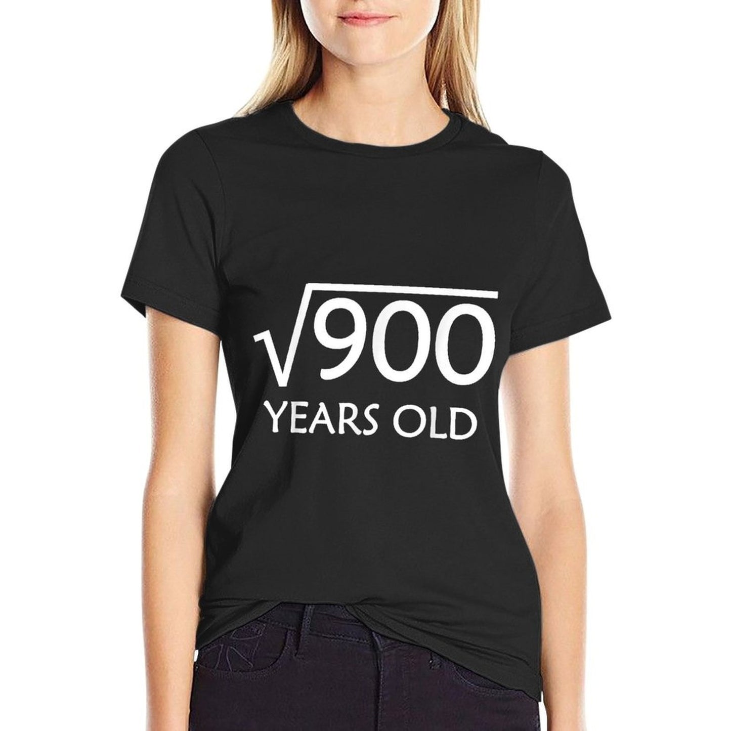 30th Birthday Square Root of 900 - 30 Years Old Bday High-quality Stitching T-Shirt