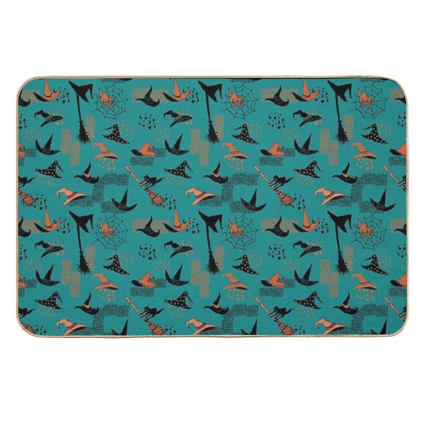 Halloween Witch Hats, Halloween Witch, Halloween Gifts for Woman, Halloween Gifts for Girls, Halloween for Girls Easy Maintenance Bath Mat