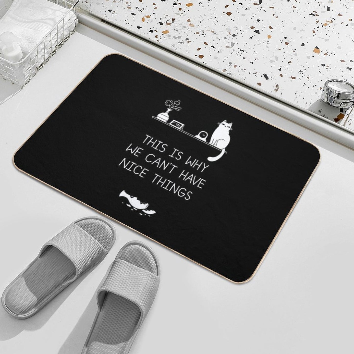 This Is Why We Can't Have Nice Things Non-Slip Bath Mat
