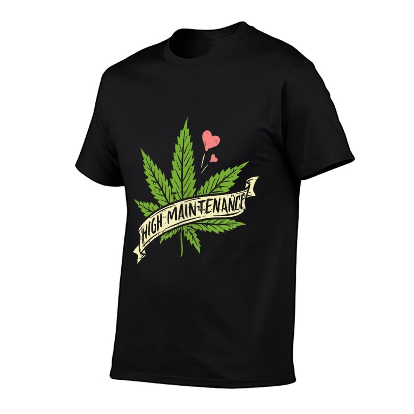 High Maintenance Weed Cannabis Pocket 420 THC Stoner Gift Vintage-inspired T-Shirt