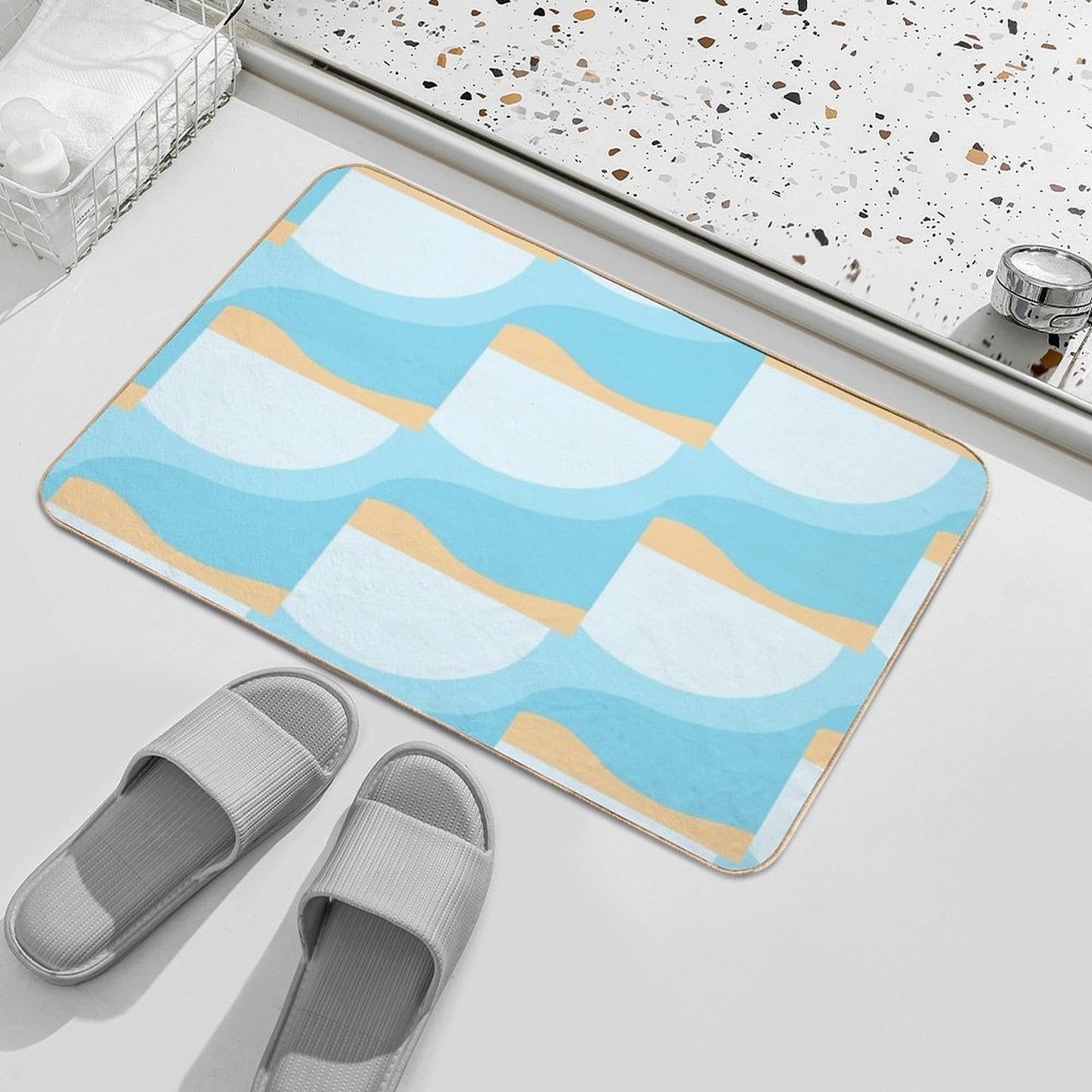 Sea And Sand Pet-Safe Bath Mat