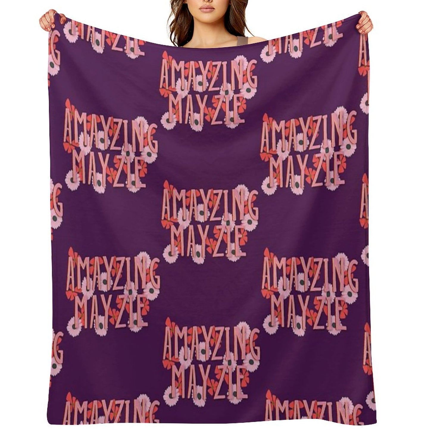 Amayzing Mayzie Suessical Seussical The Musical Broadway Song Floral Shrink-resistant Throw Blanket