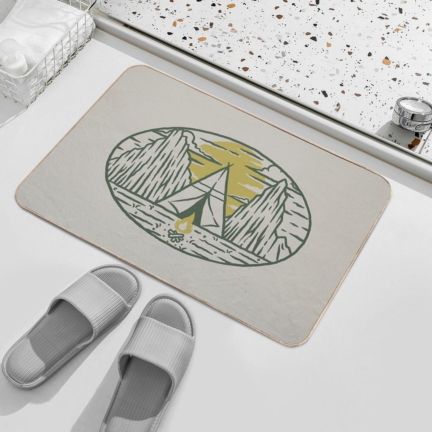 Camp And Fire Versatile Bath Mat