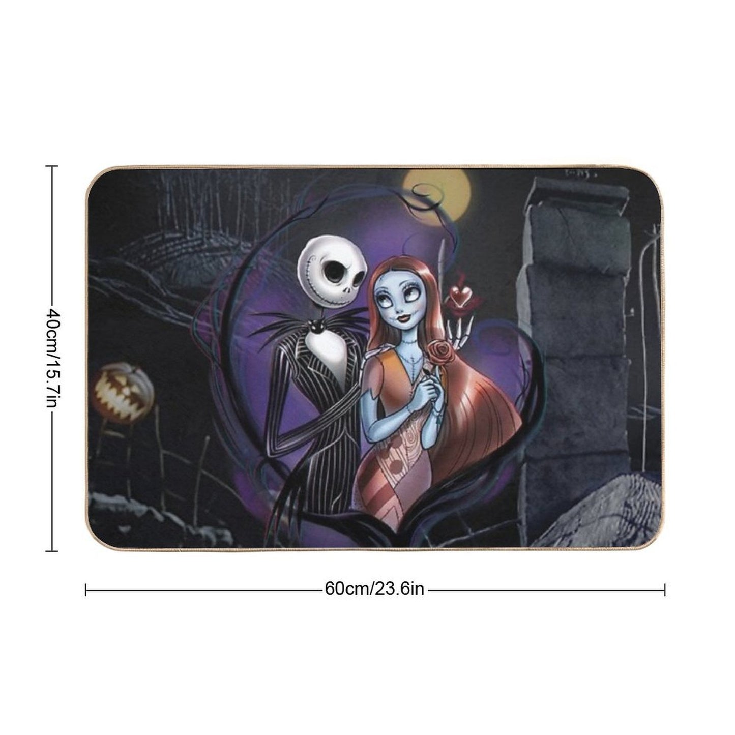 Nightmare Before Christmas  Slip-Resistant Bath Mat