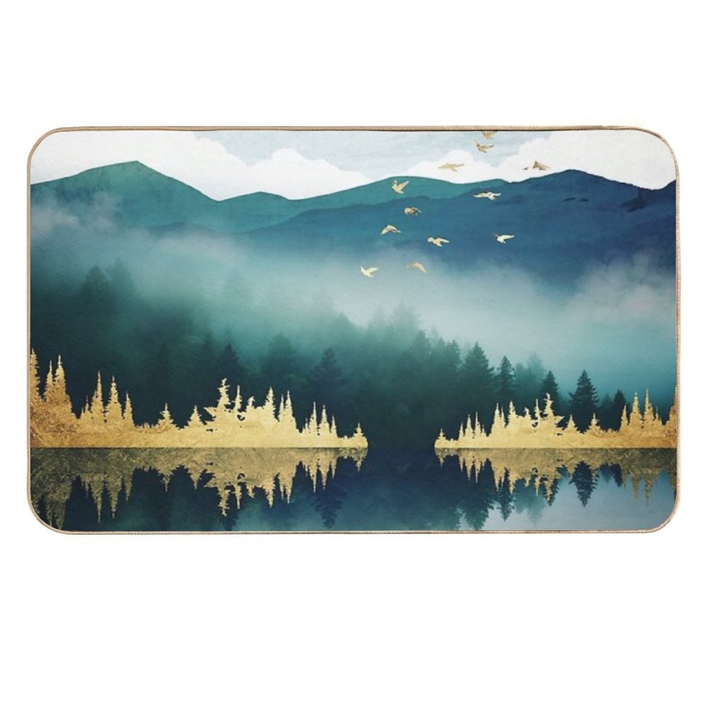 Mist Reflection Long-Lasting Bath Mat