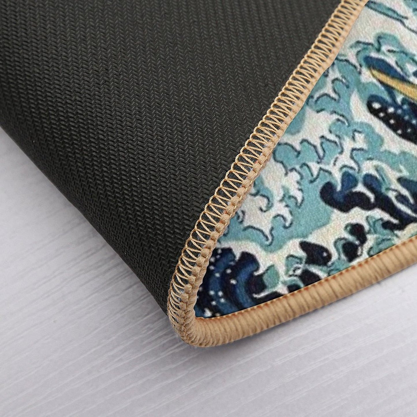The Great Wave, Famous Japanese Artwork Rapid-Drying Bath Mat