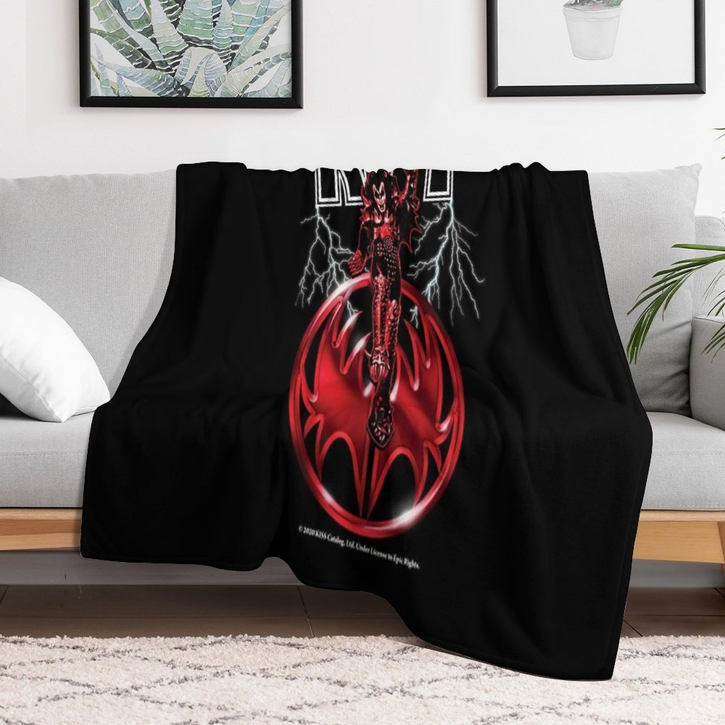 Kiss Band - Demon All-season Throw Blanket