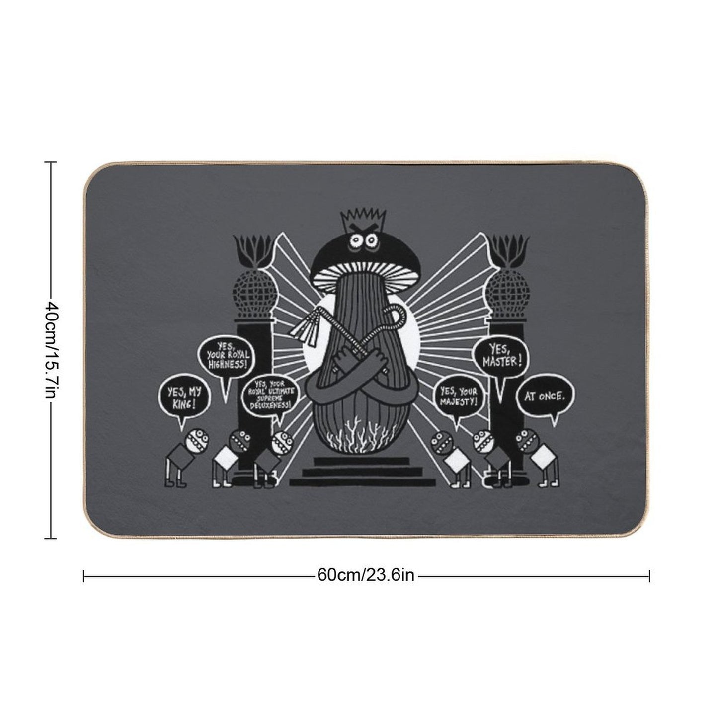 King Mushroom Durable Bath Mat