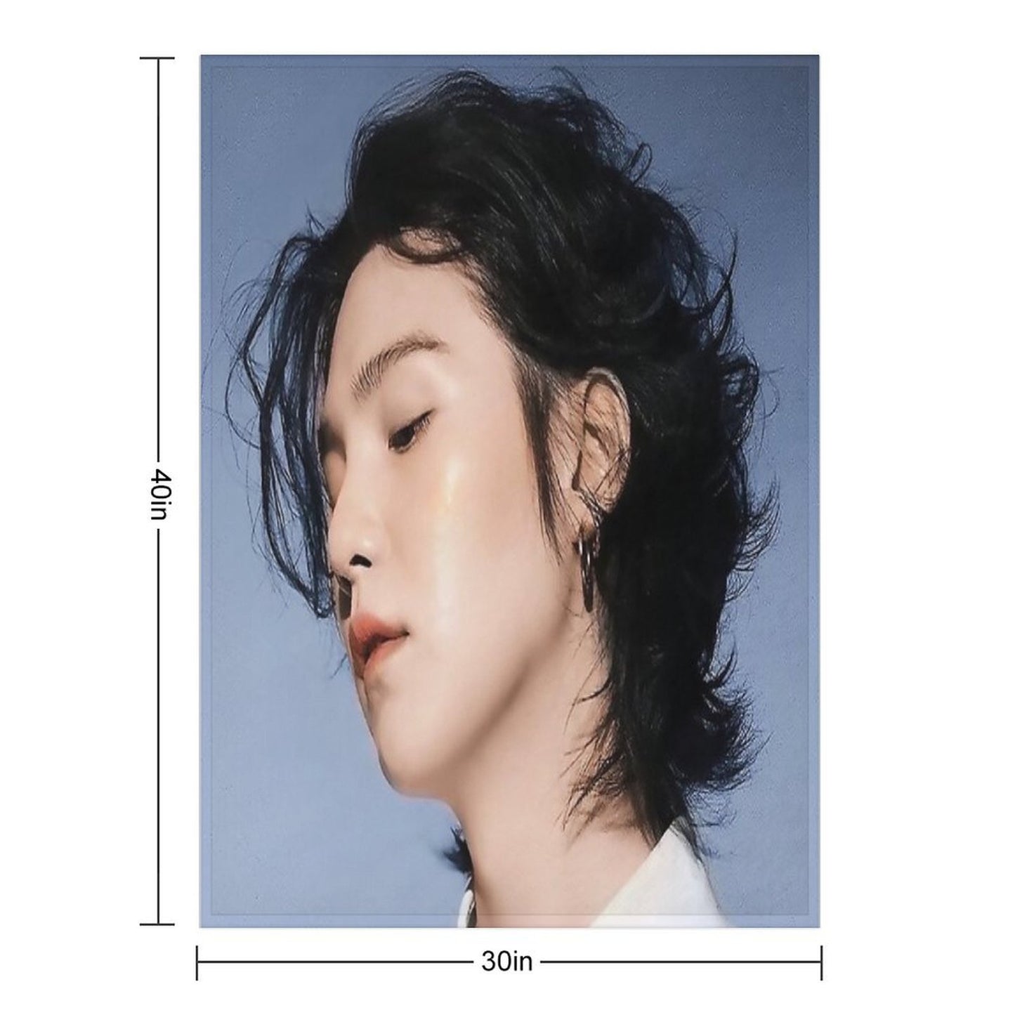 Min Yoongi Gift-ready Throw Blanket