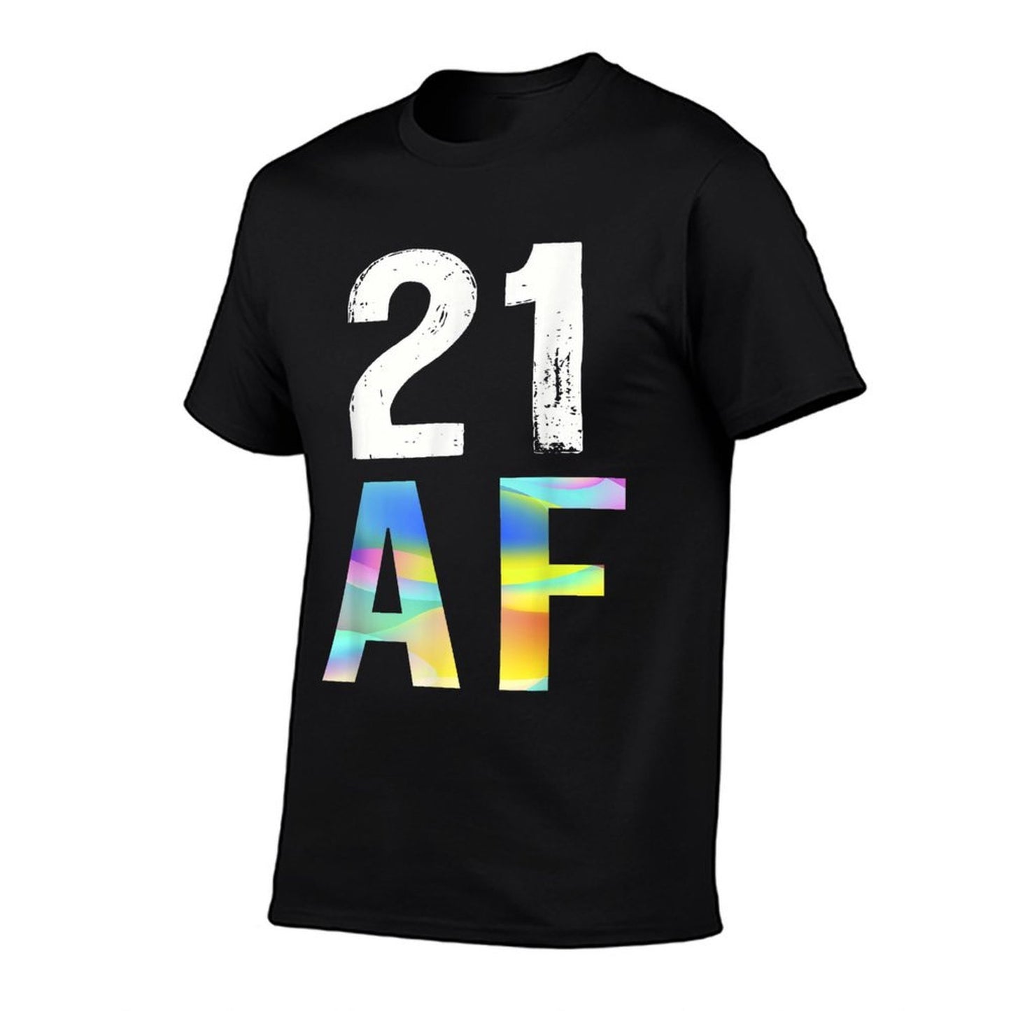 21 Legal AF 21st Birthday Funny Polyester Blend T-Shirt