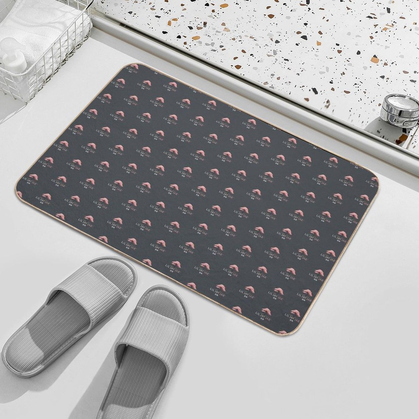 LiL Jay Jae Logo Collection Durable Bath Mat