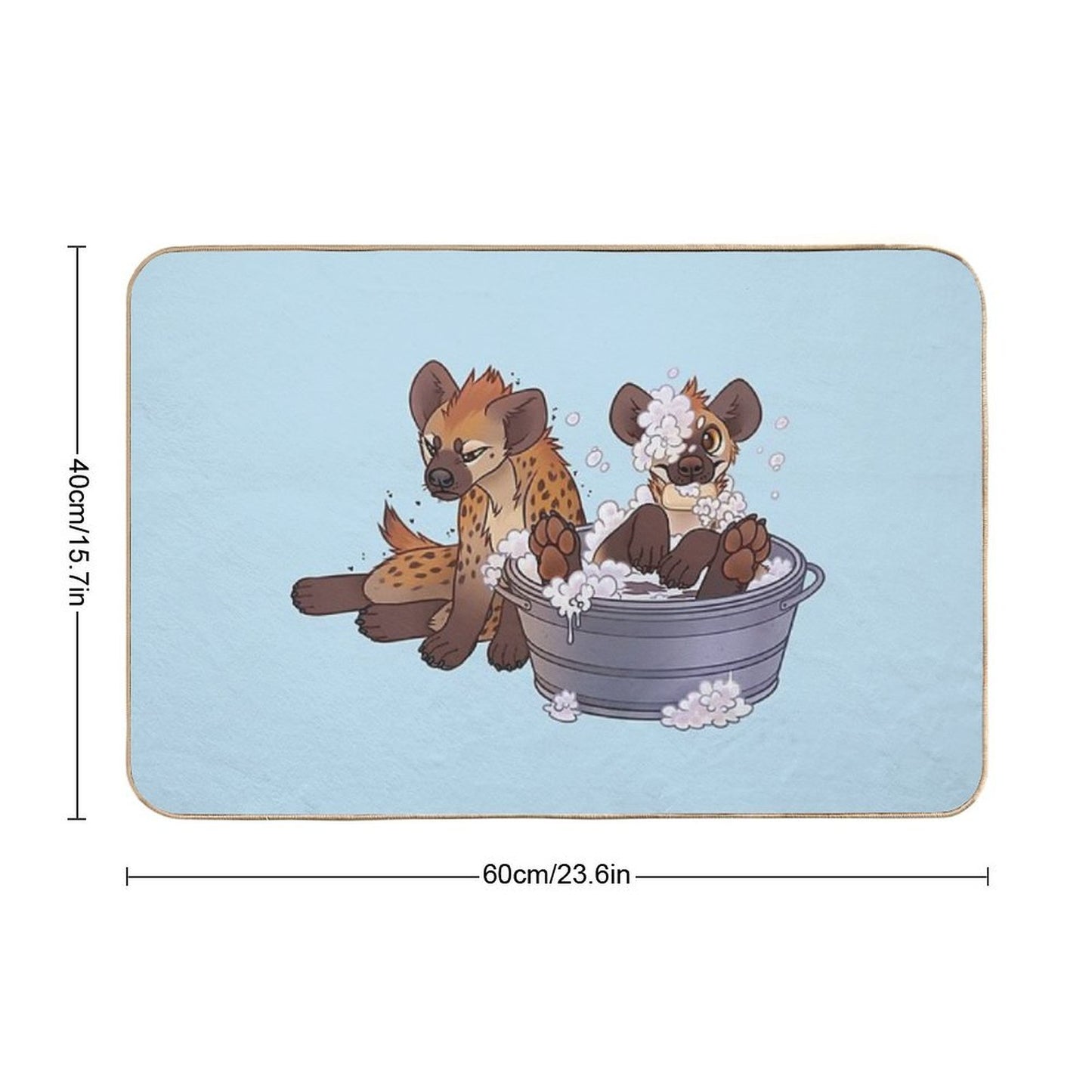 Wash Your Yeens! Fade-Resistant Bath Mat