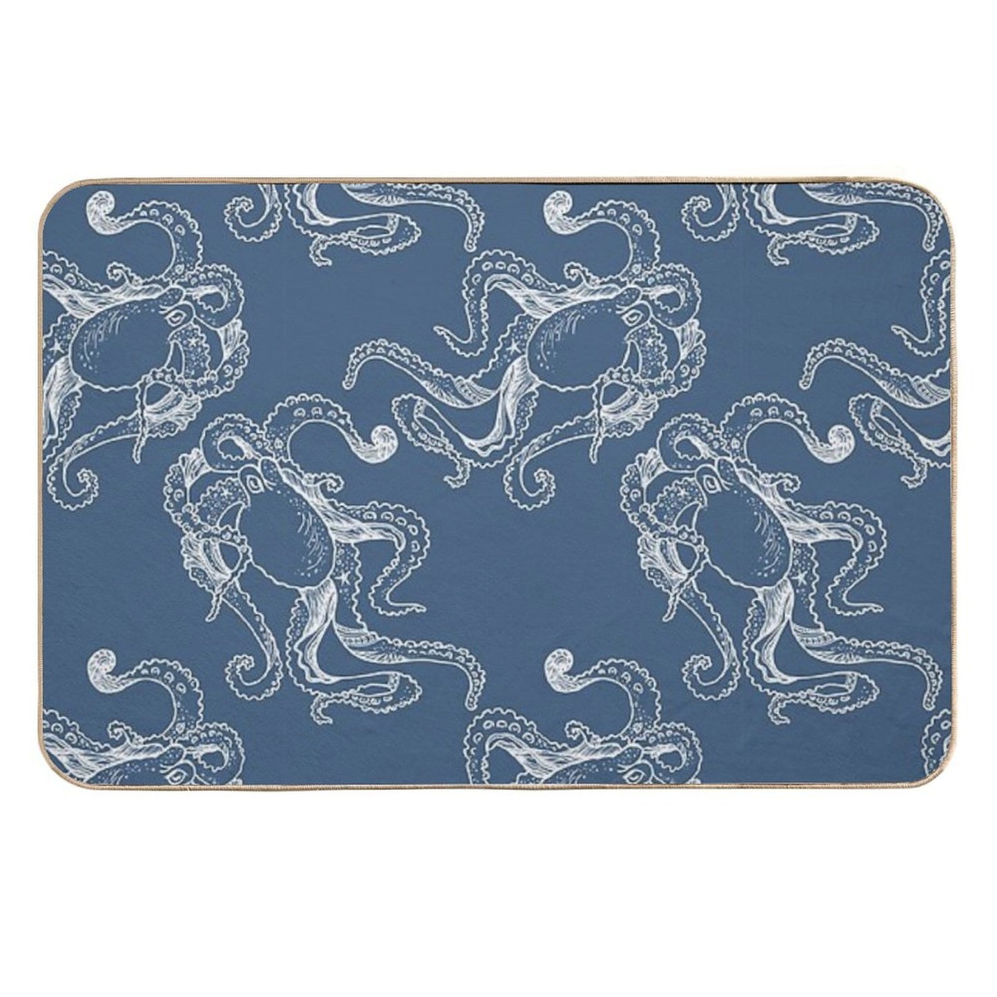 Octopus Dance Rapid-Drying Bath Mat