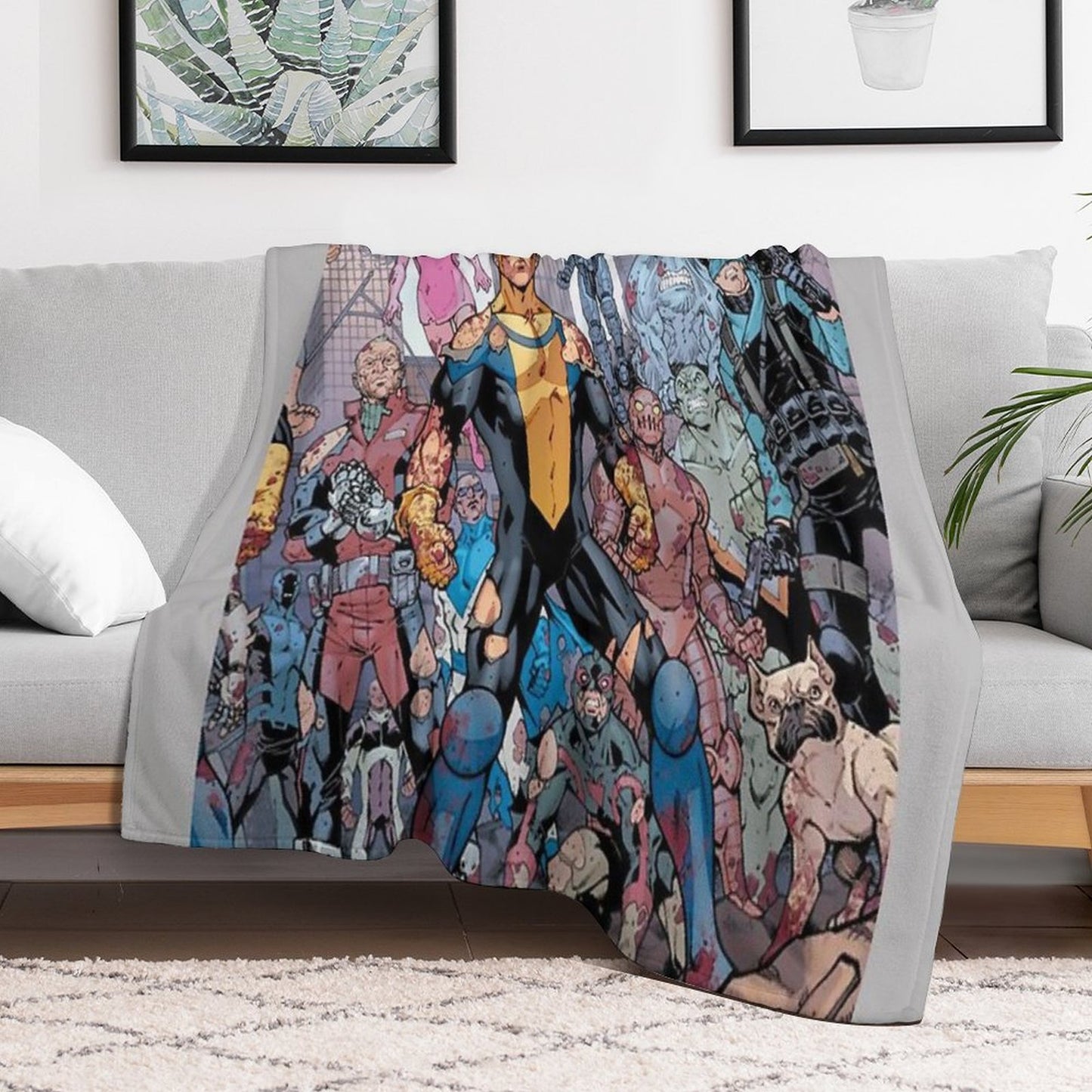 Invincible Shrink-resistant Throw Blanket
