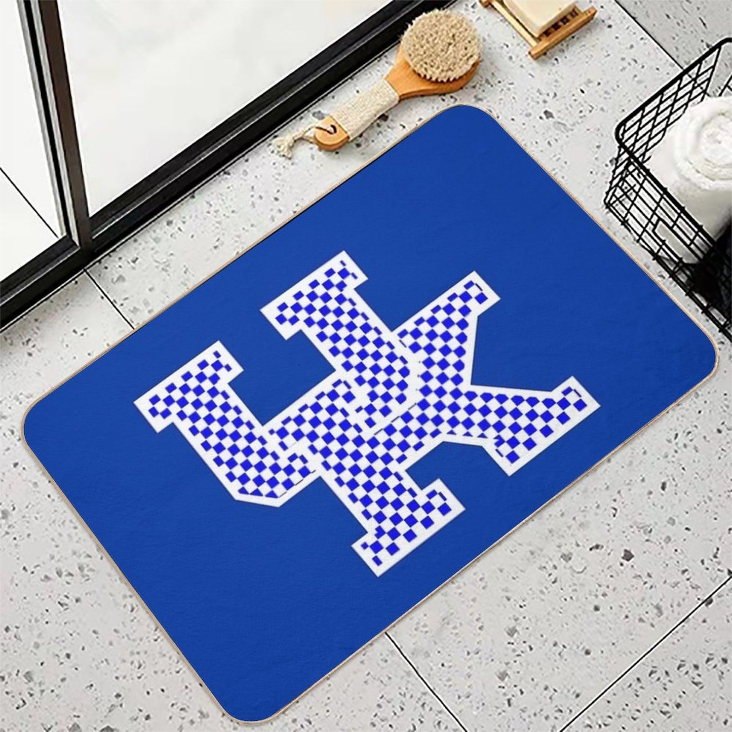 UK Logo Easy Maintenance Bath Mat