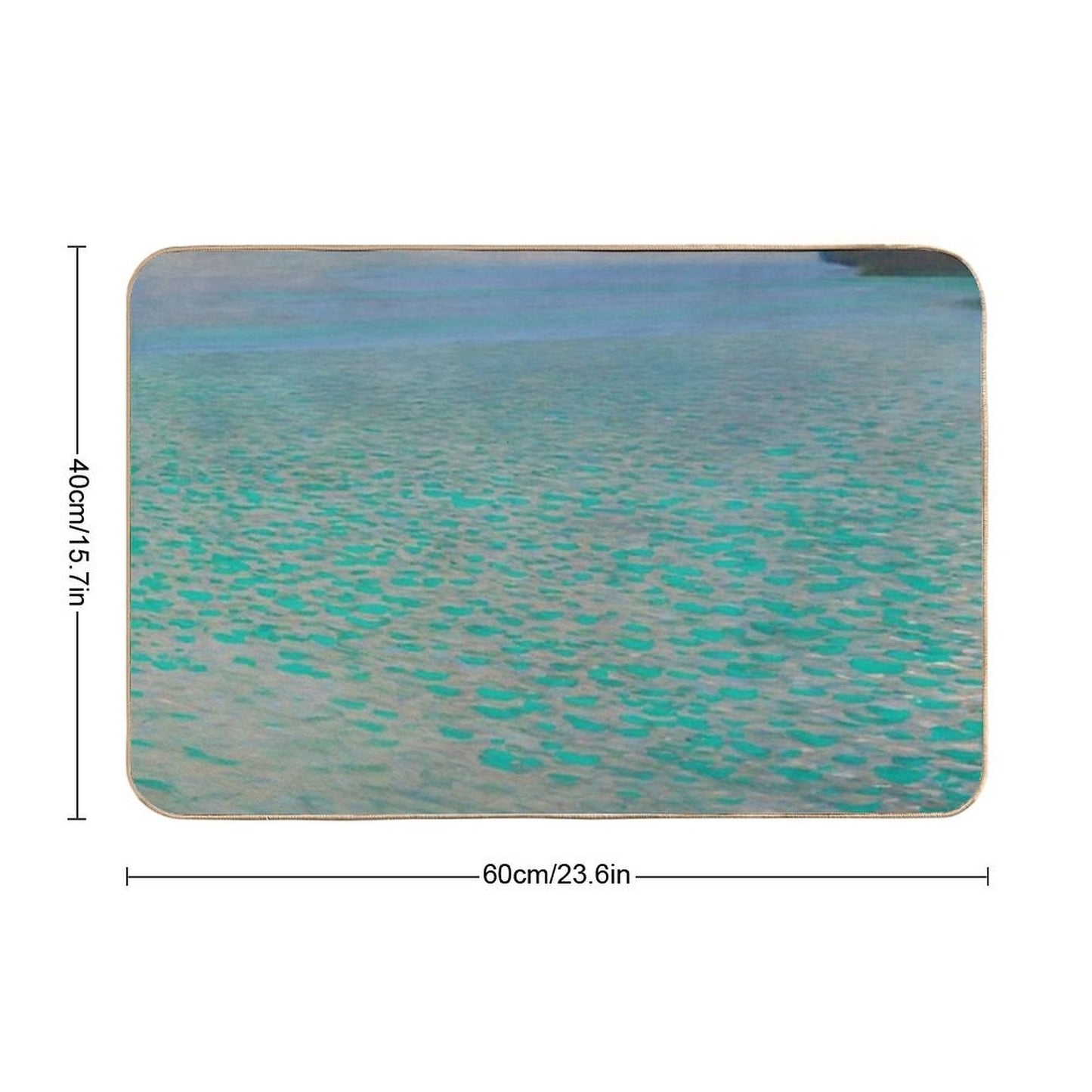 Gustav Klimt - On Lake Attersee Odorless Bath Mat