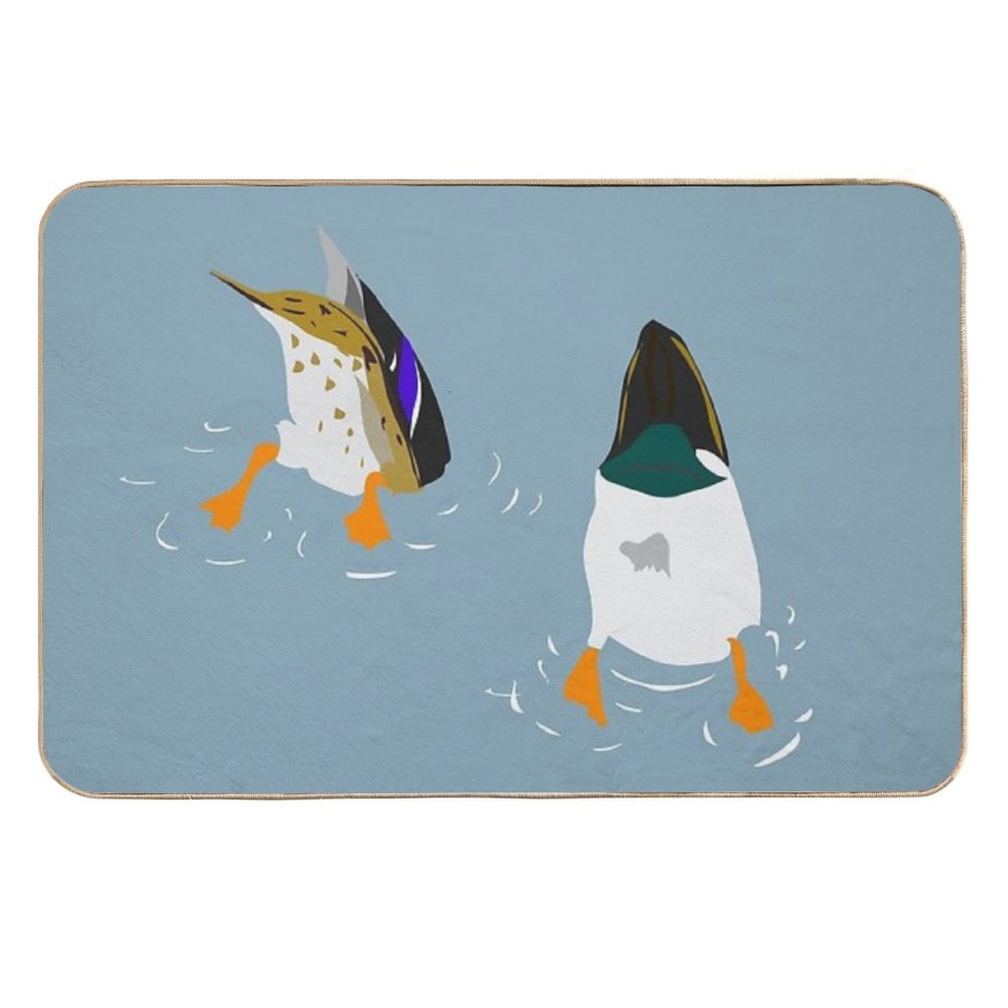 Bottoms Up! Dirt-Trapping Bath Mat