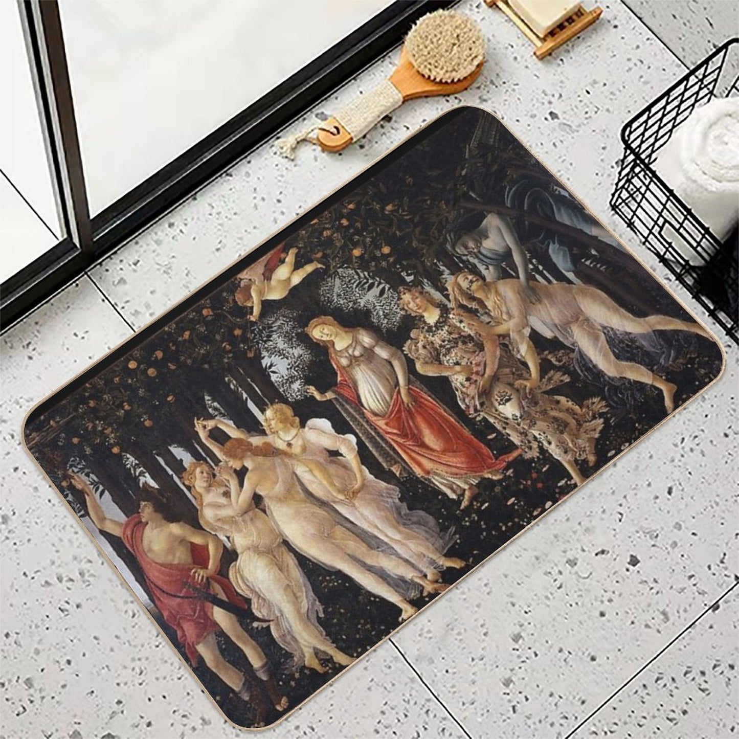 La Primavera - Allegory Of Spring - Sandro Botticelli Versatile Bath Mat
