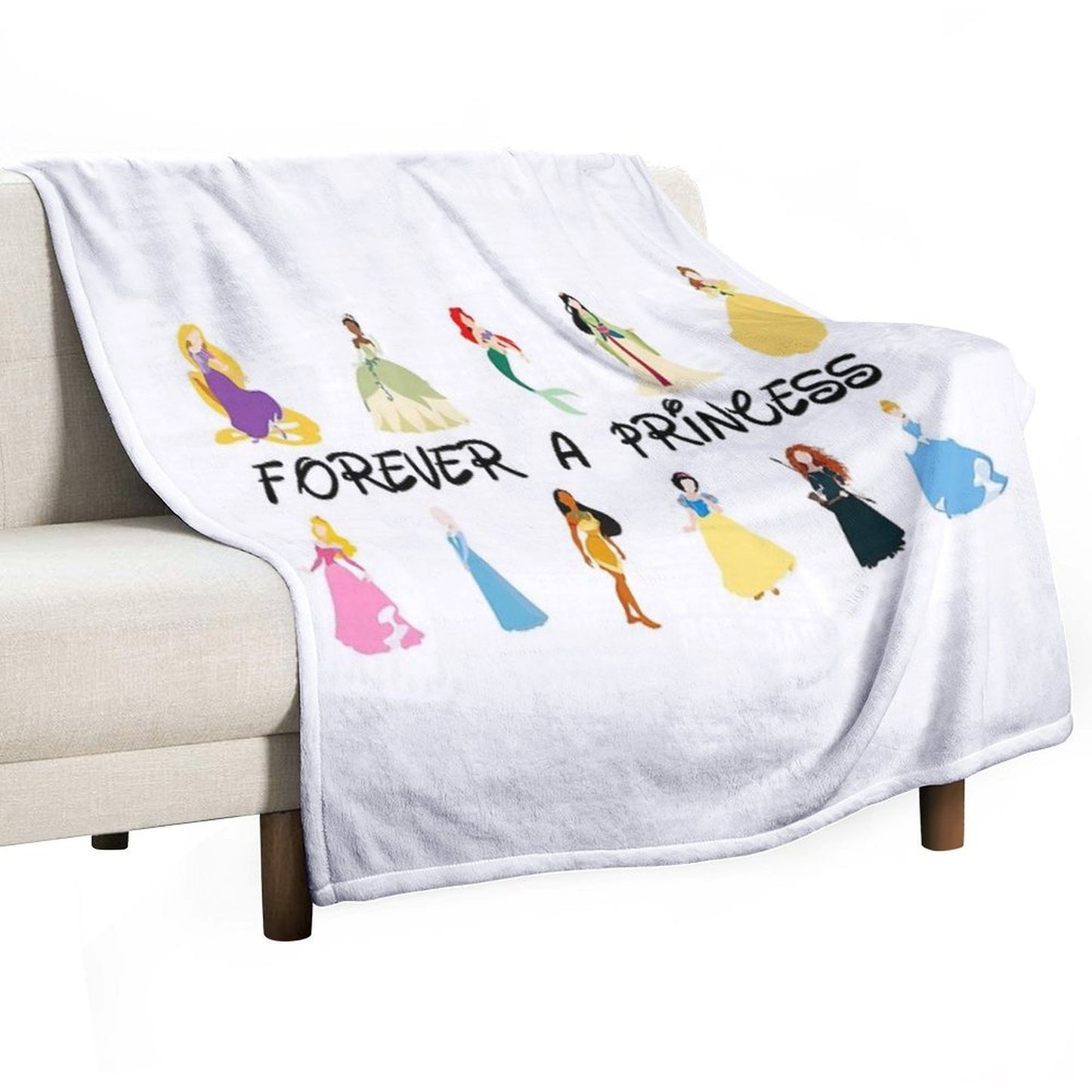 Forever A Princess Multi-functional Throw Blanket