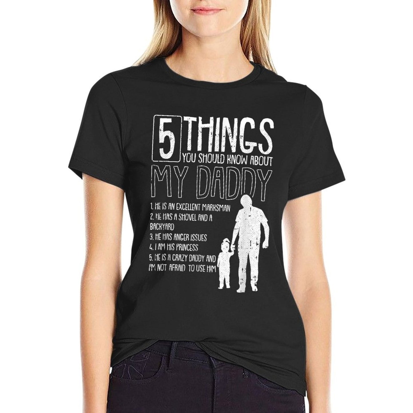 5 Things You Should Know About My Dad Fathers Day Papa Daddy Soft T-Shirt