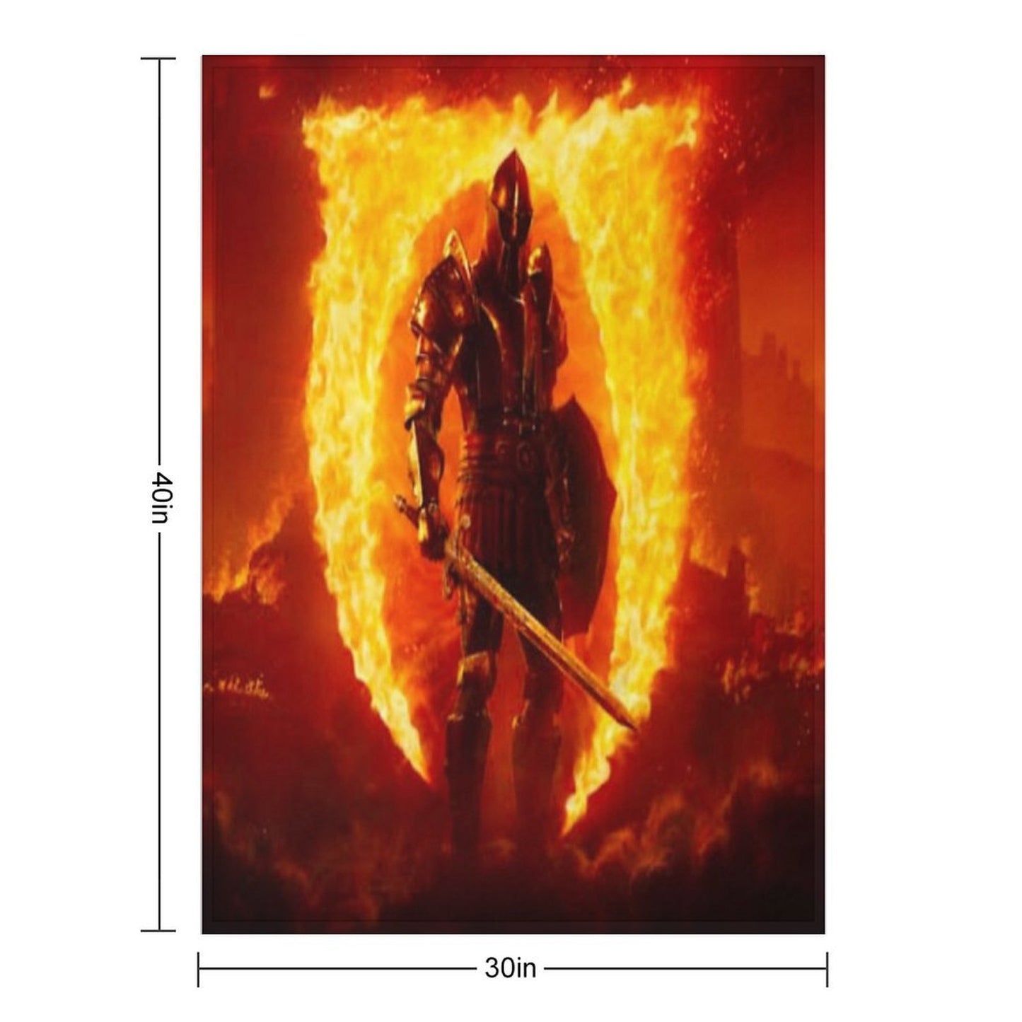 Oblivion Durable Throw Blanket