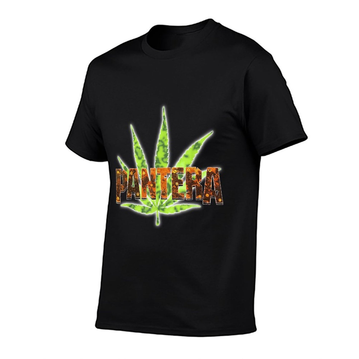 Pantera Official Vintage Leaf Logo Oversized Silhouette T-Shirt