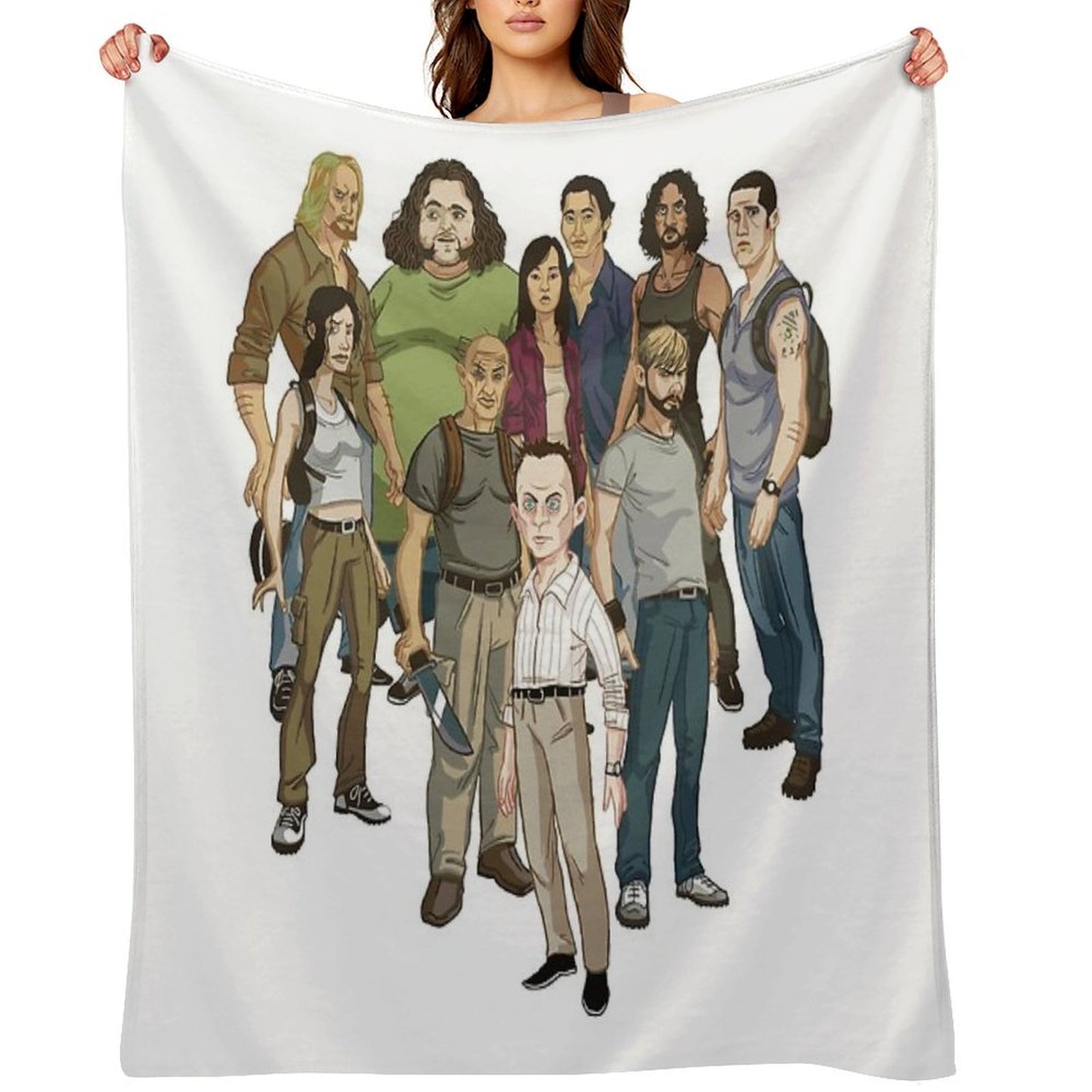 LOST Tv Serie Anti-pilling Throw Blanket