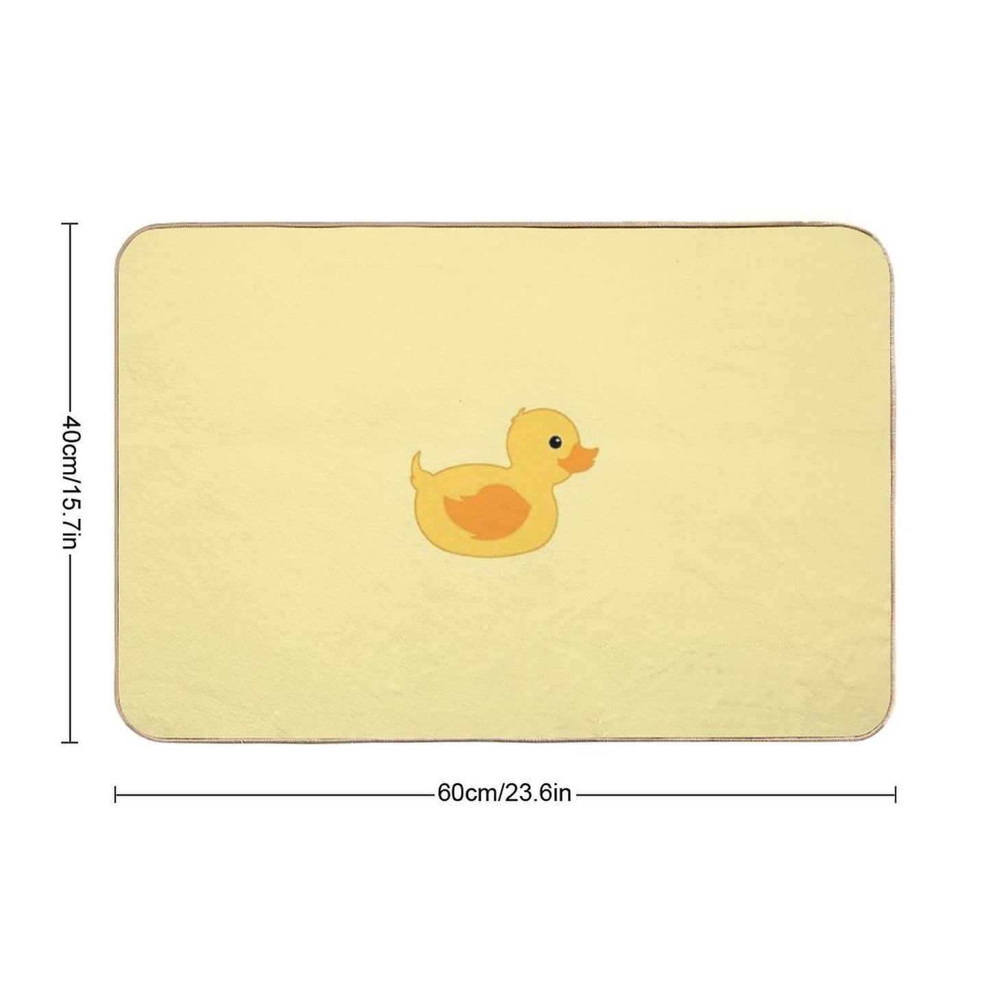 Rubber Duck Durable Bath Mat