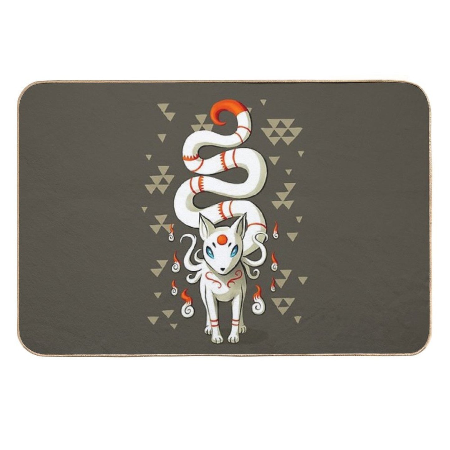 Long Tail Fox Easy Maintenance Bath Mat