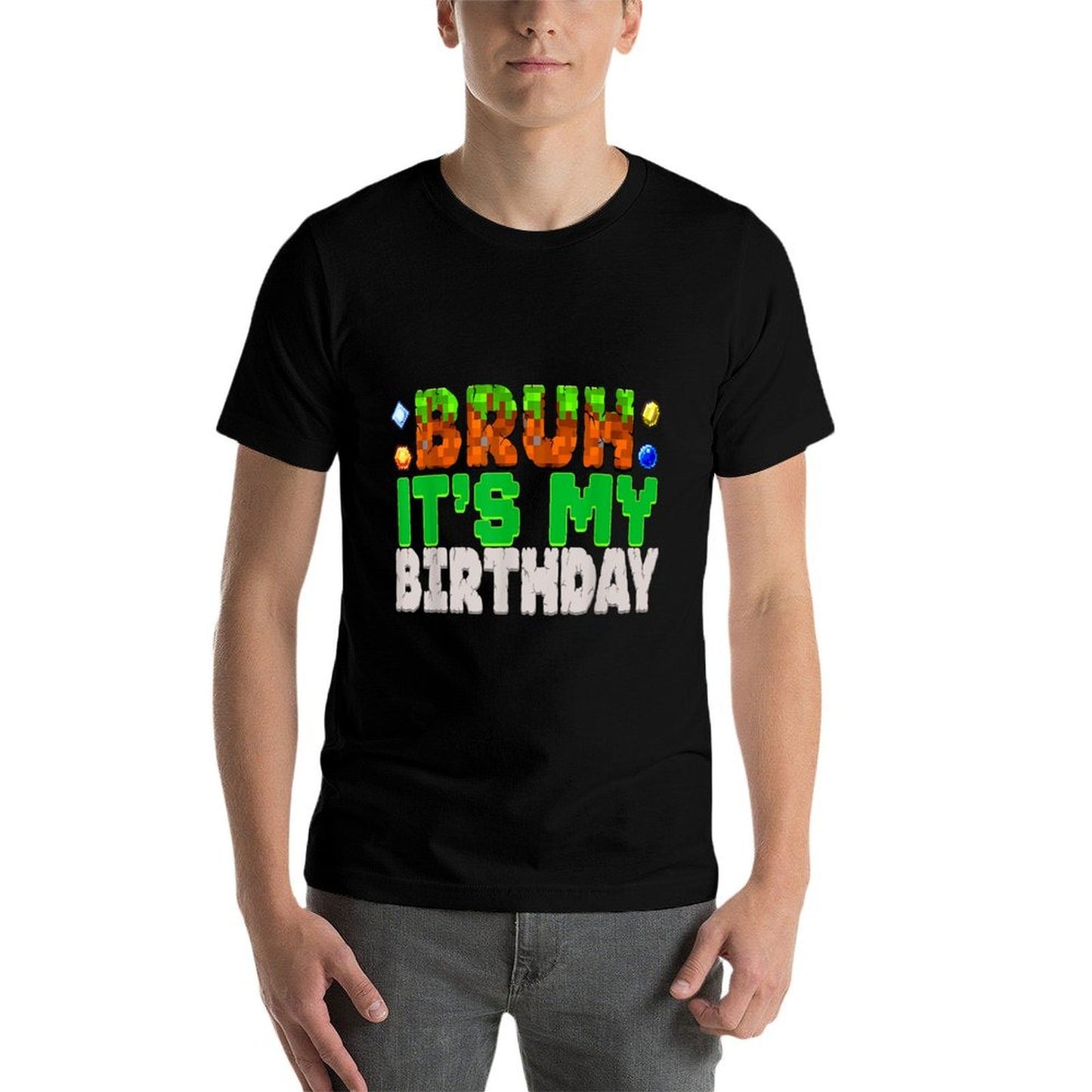 Birthday Boy It's My Birthday Video Game Pixel Number Lightweight T-Shirt